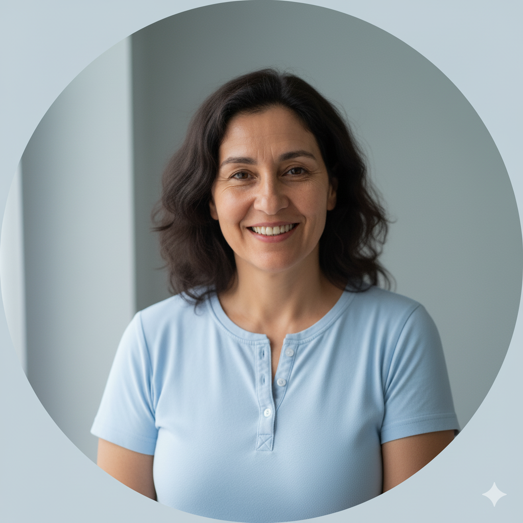 Persona adulta sonriendo con confianza después del tratamiento dental